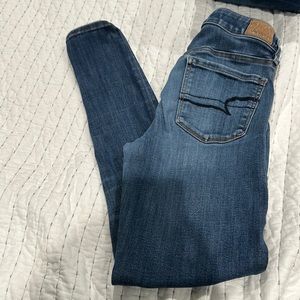 American eagles super stretch skinny jeans size 6